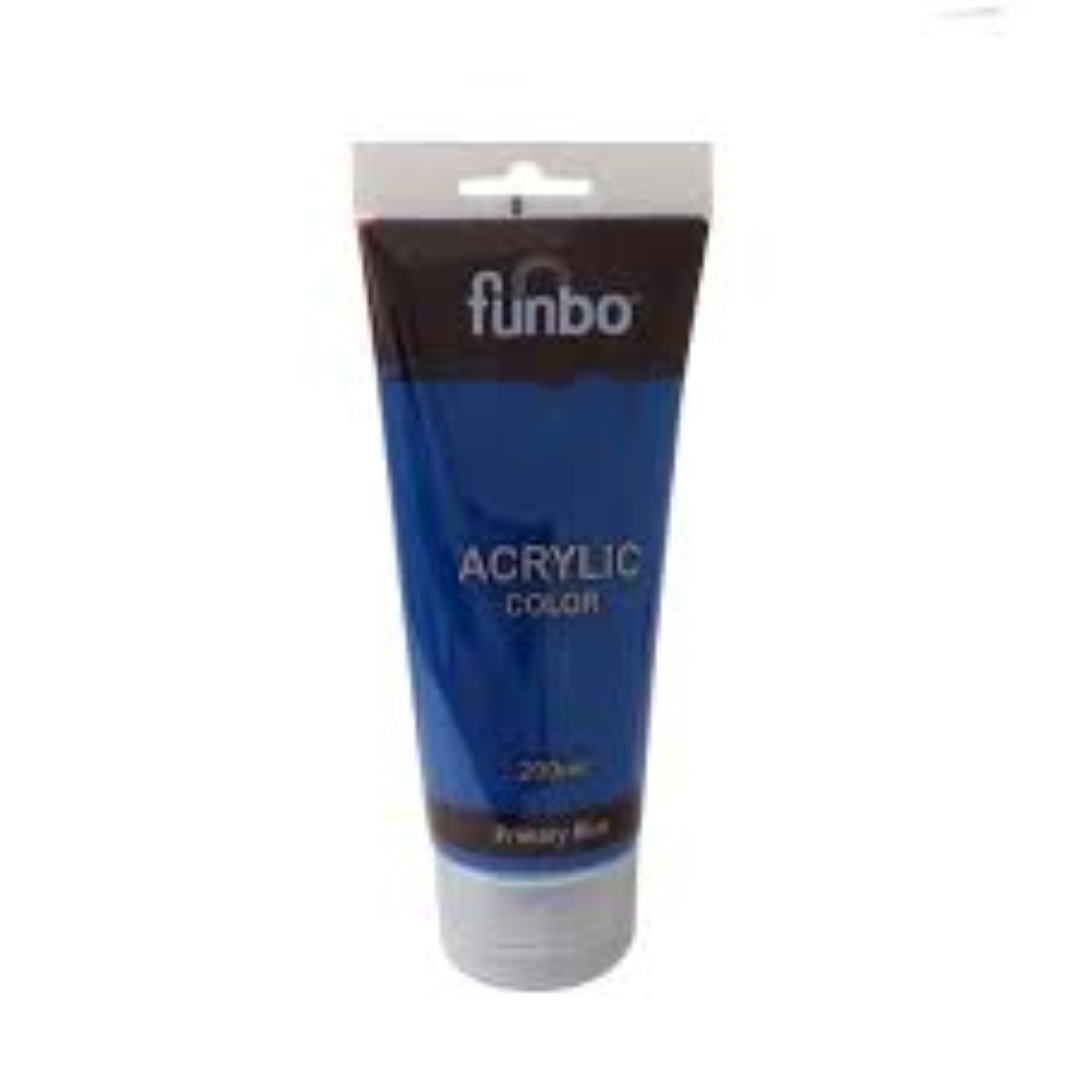 Funbo Acrylic TUBE 200ml 450 PRIMARY BLUE FO-AC-200-450